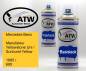 Preview: Mercedes-Benz, Manufaktur Yellowstone Uni / Sunburst Yellow, 1685 / 685: 400ml Sprühdose + 400ml Klarlack - Set, von ATW Autoteile West.